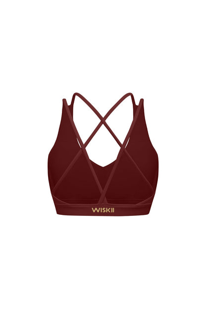 Scoop Neck Crossback Bra