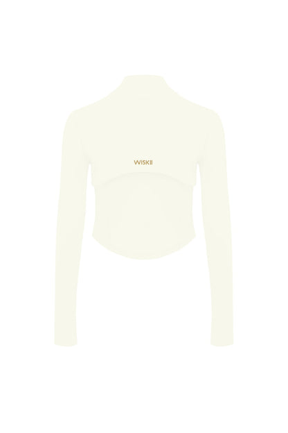 Hourglass Cropped Full Zip Jacket