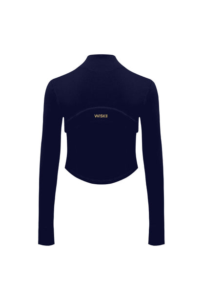 Hourglass Cropped Full Zip Jacket