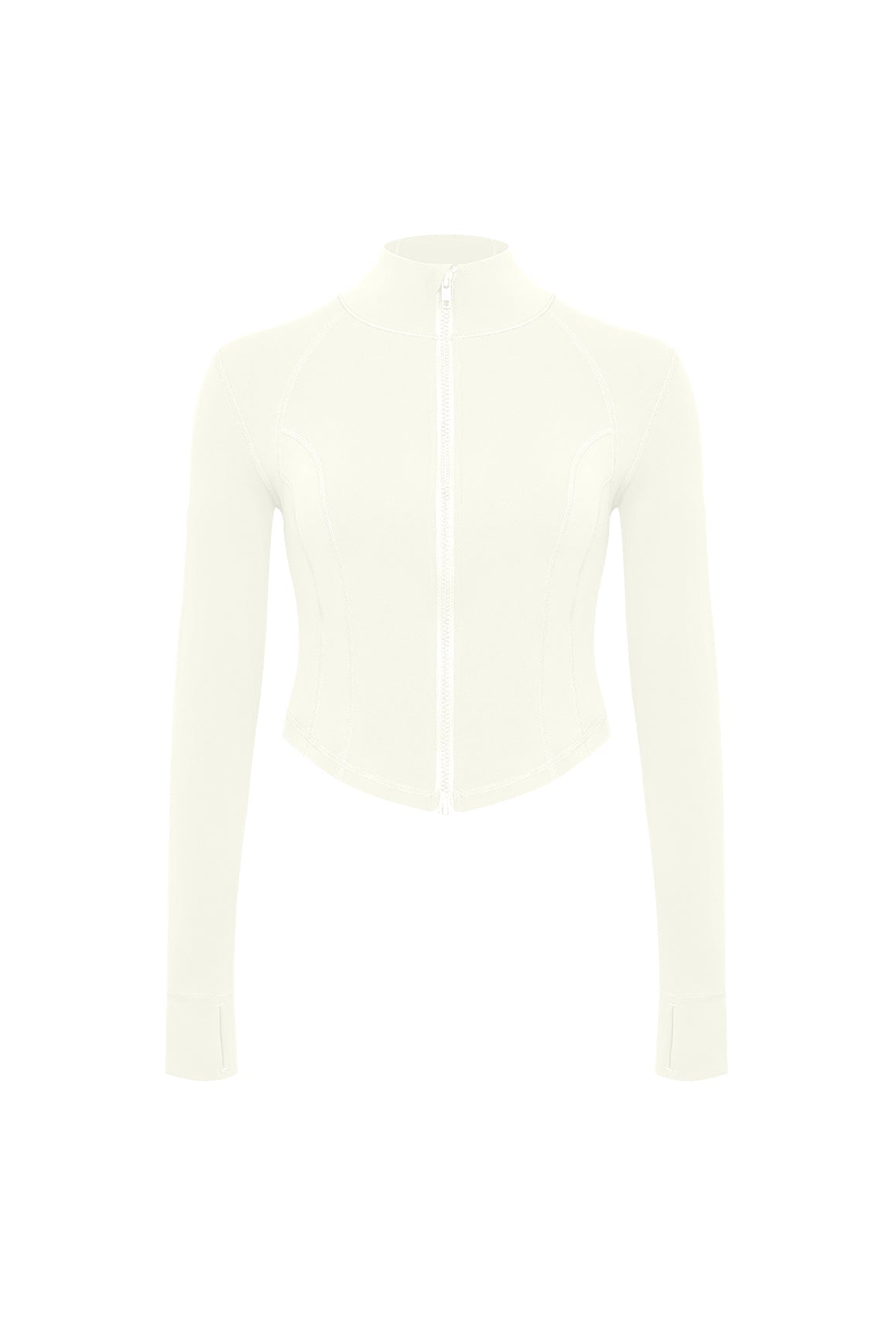 Hourglass Cropped Full Zip Jacket