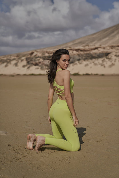 V-waist Laser Cut Sports Legging