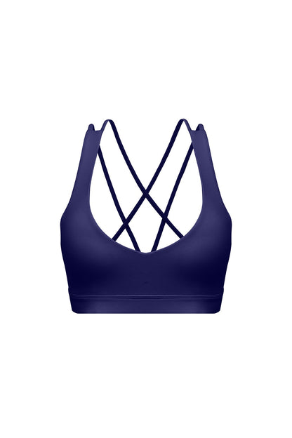 Scoop Neck Crossback Bra