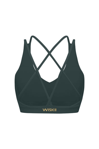 Scoop Neck Crossback Bra